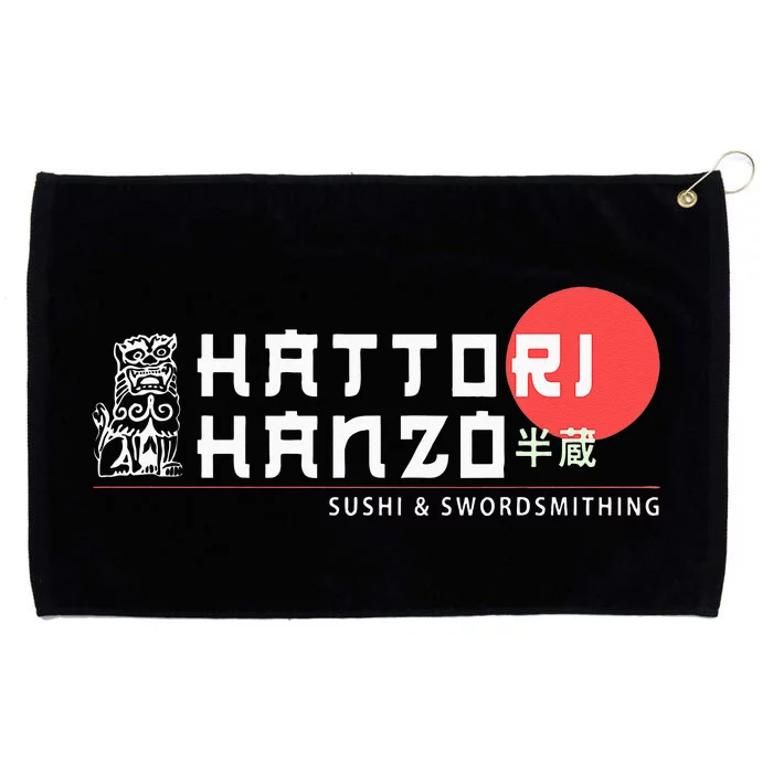 Hattori Hanzo Sushi And Swordsmithing Grommeted Golf Towel