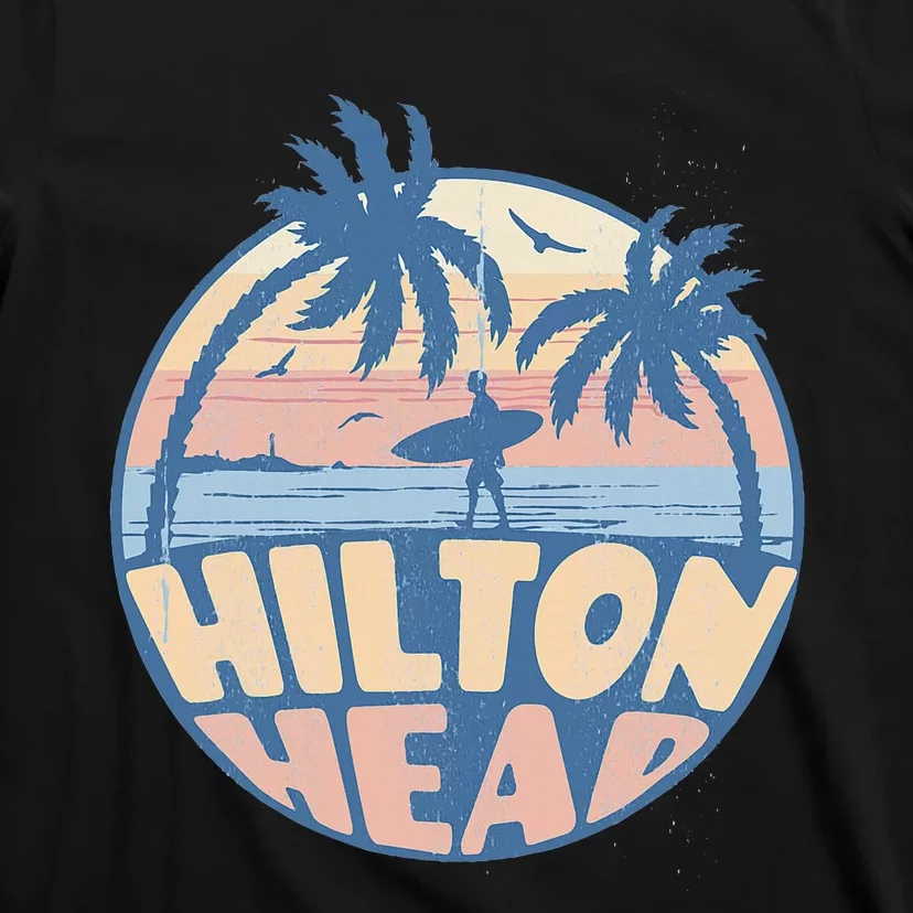 Hilton Head South Carolina Beach Surf Summer Vacation T-Shirt