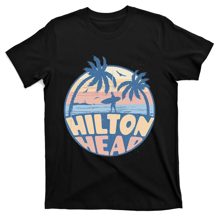 Hilton Head South Carolina Beach Surf Summer Vacation T-Shirt