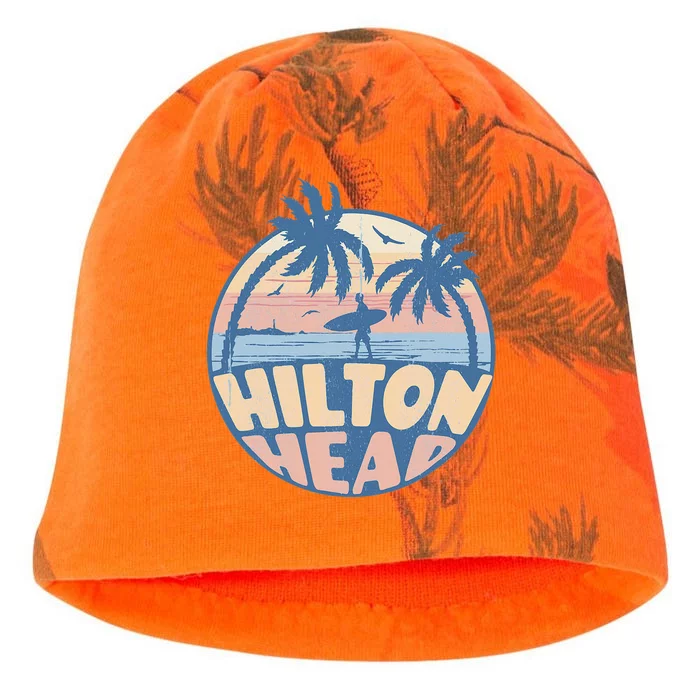 Hilton Head South Carolina Beach Surf Summer Vacation Kati - Camo Knit Beanie