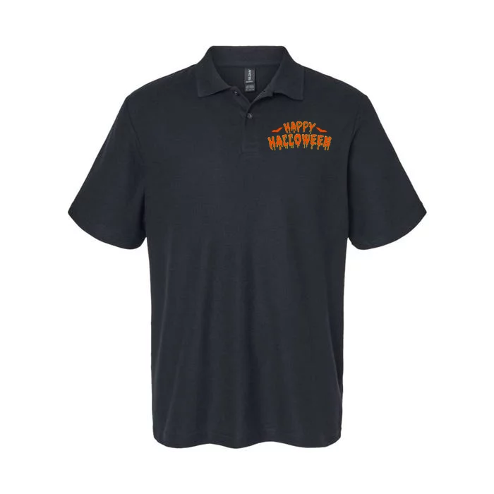 Happy Halloween Spooky Season Softstyle Adult Sport Polo