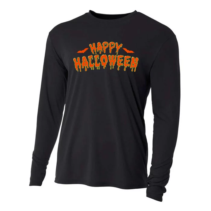 Happy Halloween Spooky Season Cooling Performance Long Sleeve Crew