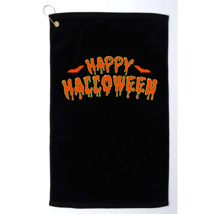 Happy Halloween Spooky Season Platinum Collection Golf Towel