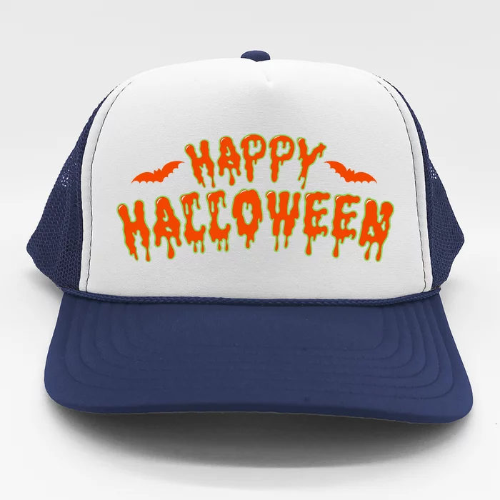 Happy Halloween Spooky Season Trucker Hat