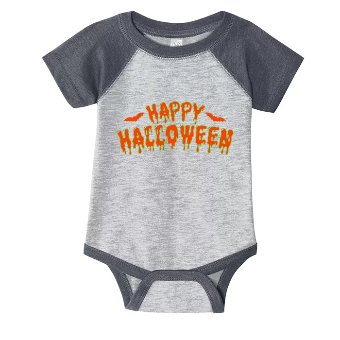 Happy Halloween Spooky Season Infant Baby Jersey Bodysuit