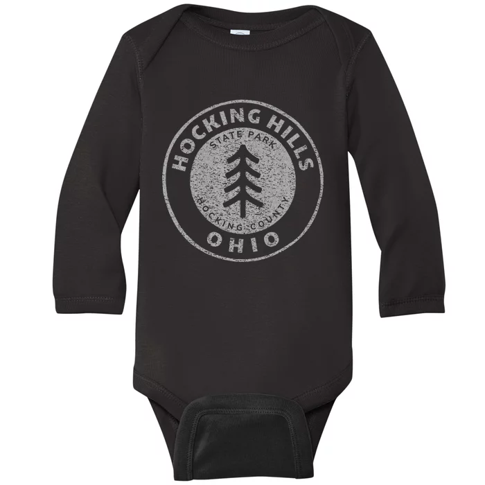 Hocking Hills State Park Souvenir Baby Long Sleeve Bodysuit