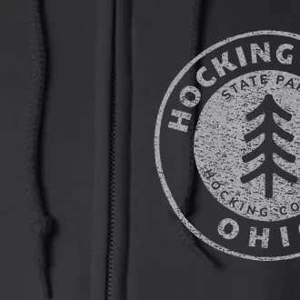 Hocking Hills State Park Souvenir Full Zip Hoodie