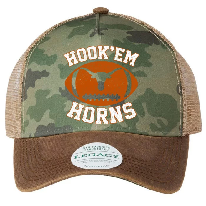 Hook’Em Horns Texas State Vintage Football Legacy Tie Dye Trucker Hat