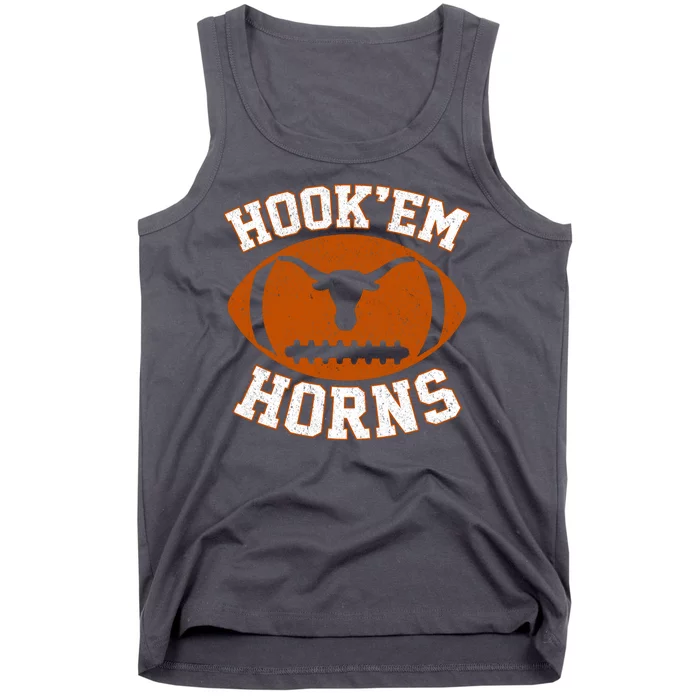 Hook’Em Horns Texas State Vintage Football Tank Top