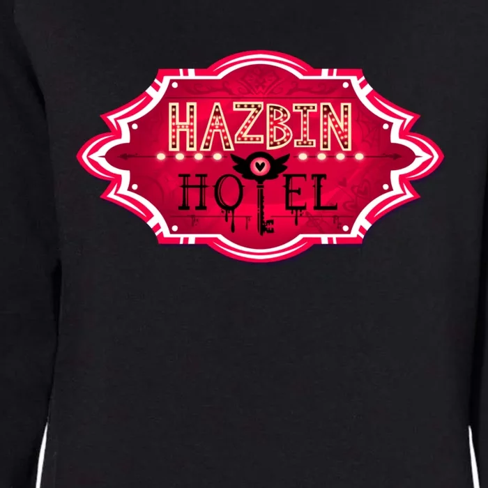 Hazbin Hotel Title Womens California Wash Sweatshirt