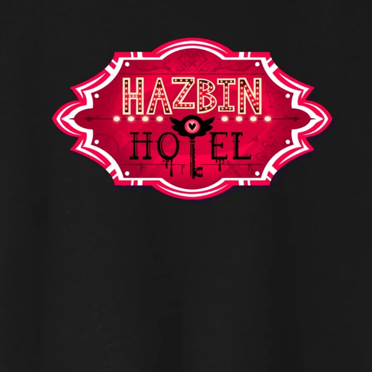 Hazbin Hotel Title Women's Crop Top Tee