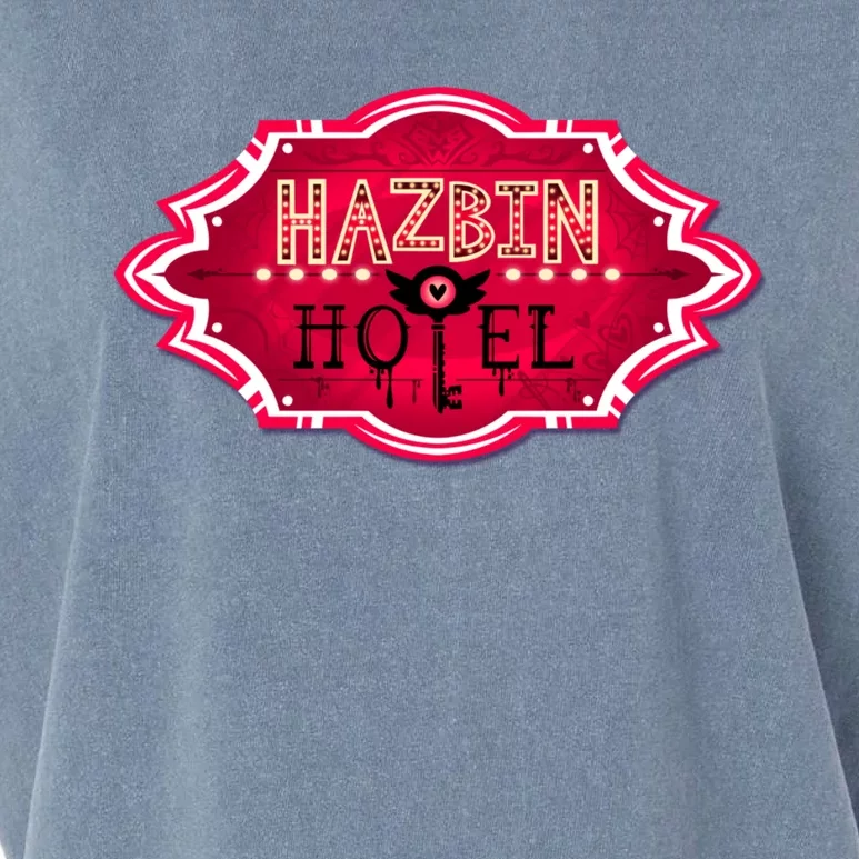 Hazbin Hotel Title Garment-Dyed Women's Muscle Tee