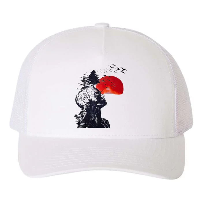 Hangover Human Tree Graphic Yupoong Adult 5-Panel Trucker Hat