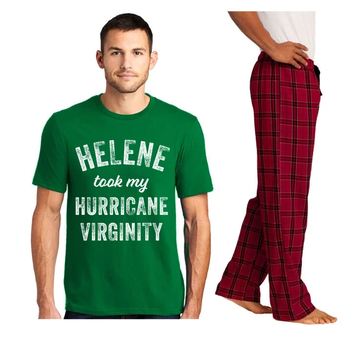 Hurricane Helene Took My Hurricane Virginity Pajama Set