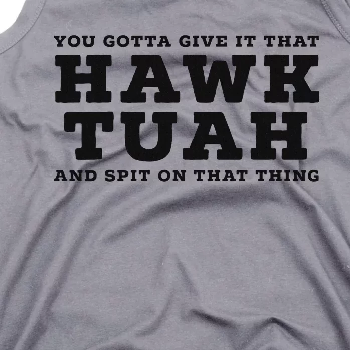 Hilarious Hawk Tuah Girl Meme Design Tank Top