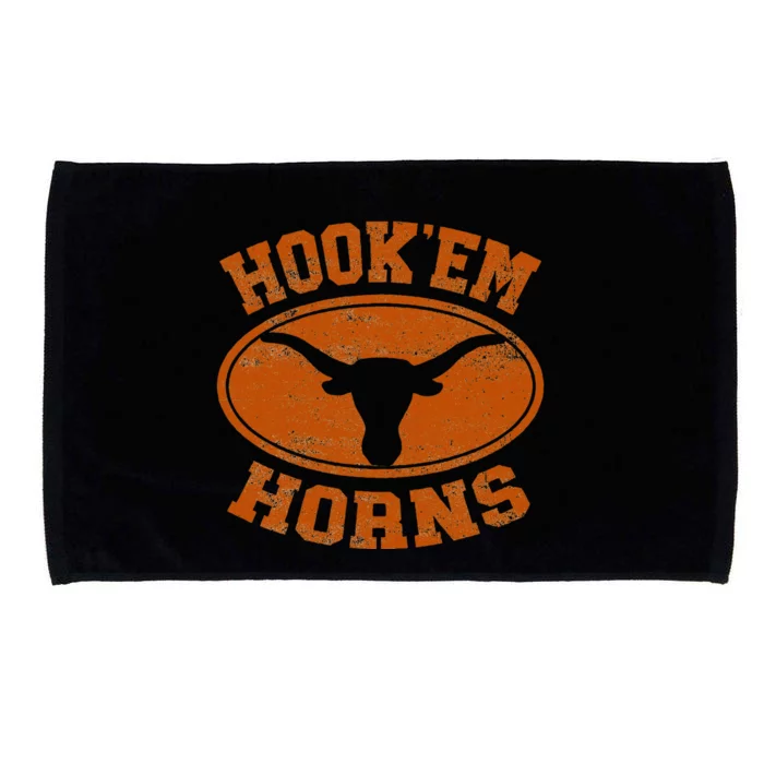 Hook’Em Horns Texas State Proud Texans Microfiber Hand Towel