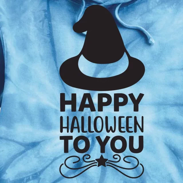 Happy Halloween To You Tie Dye Hoodie