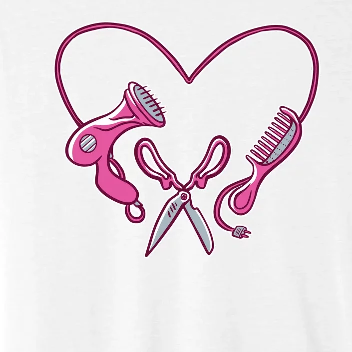 Hairdresser Heart Tools ChromaSoft Performance T-Shirt