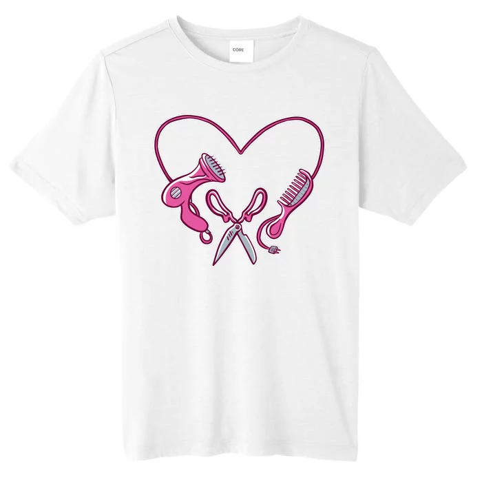 Hairdresser Heart Tools ChromaSoft Performance T-Shirt