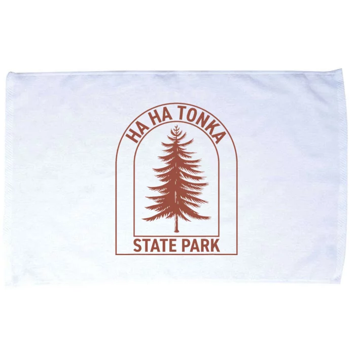 Ha Ha Tonka State Park Missouri Vintage Tree Microfiber Hand Towel