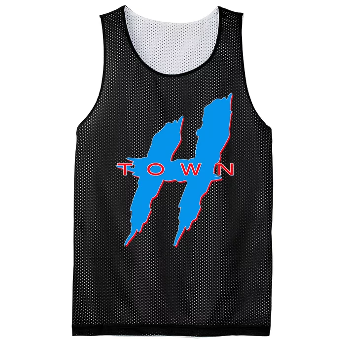 Houston  H Town Hustle Town The H Houston Texas 713 Mesh Reversible Basketball Jersey Tank