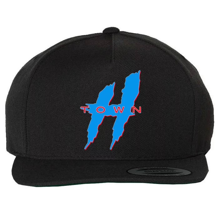 Houston  H Town Hustle Town The H Houston Texas 713 Wool Snapback Cap