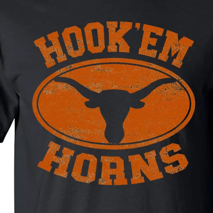 Hook’Em Horns Texas State Proud Texans Orange Tall T-Shirt