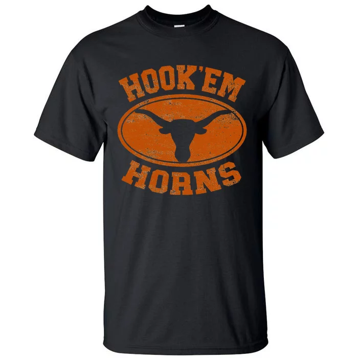 Hook’Em Horns Texas State Proud Texans Orange Tall T-Shirt