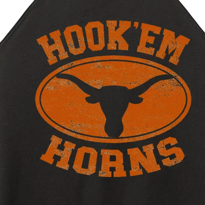 Hook’Em Horns Texas State Proud Texans Orange Women’s Perfect Tri Rocker Tank