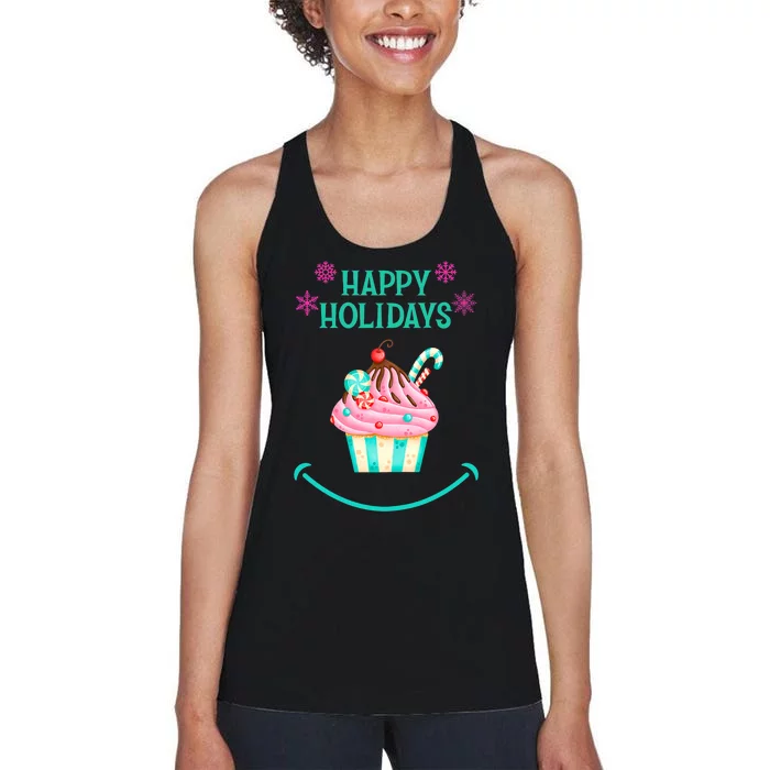 Happy Holidays Treat Women's Racerback Tank