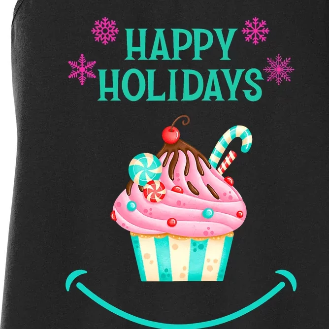 Happy Holidays Treat Women's Racerback Tank