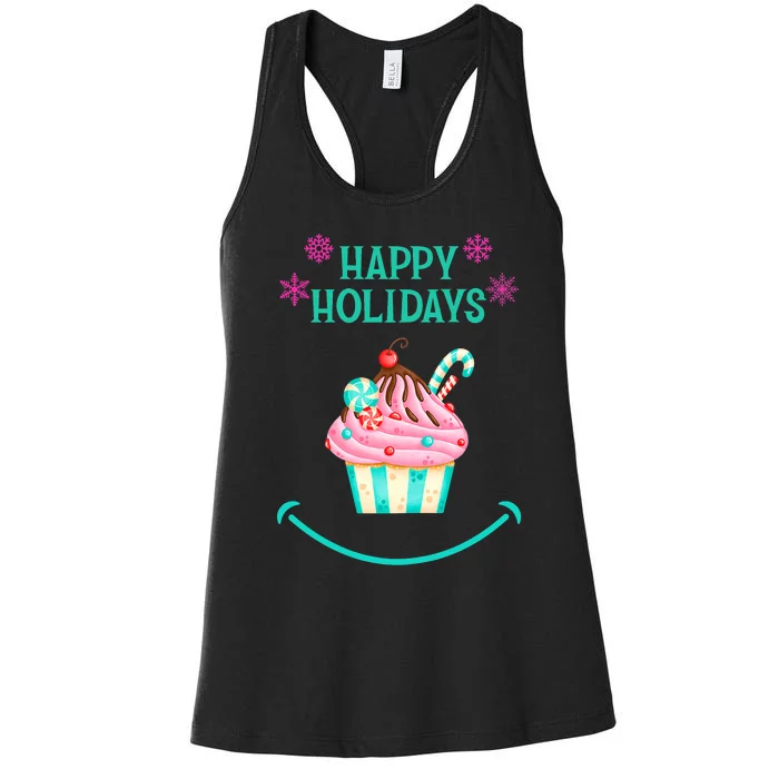 Happy Holidays Treat Women's Racerback Tank