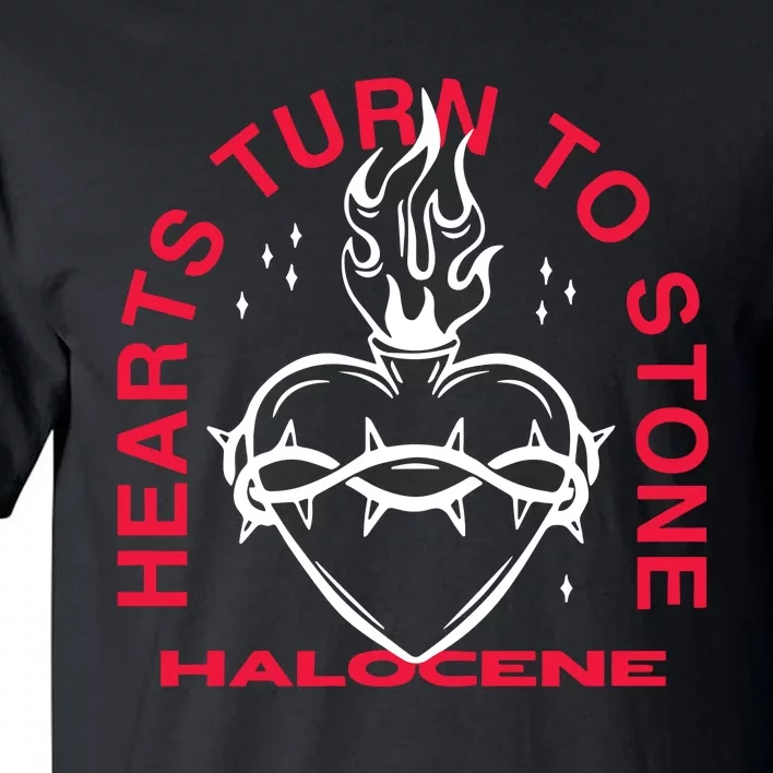 Halocene Hearts Turn To Stone Black Tall T-Shirt