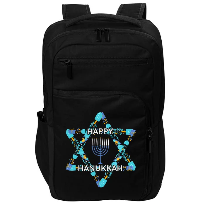 Happy Hanukkah Trending Design Impact Tech Backpack