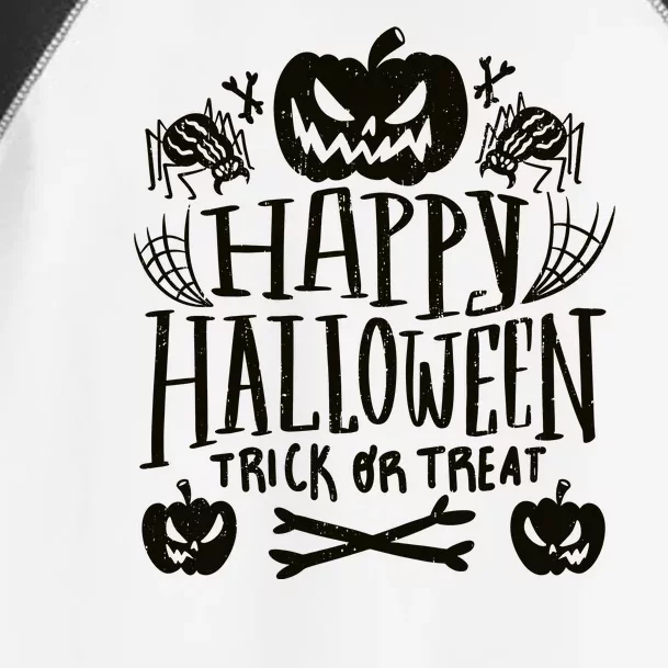 Happy Halloween Trick Or Treat Toddler Fine Jersey T-Shirt