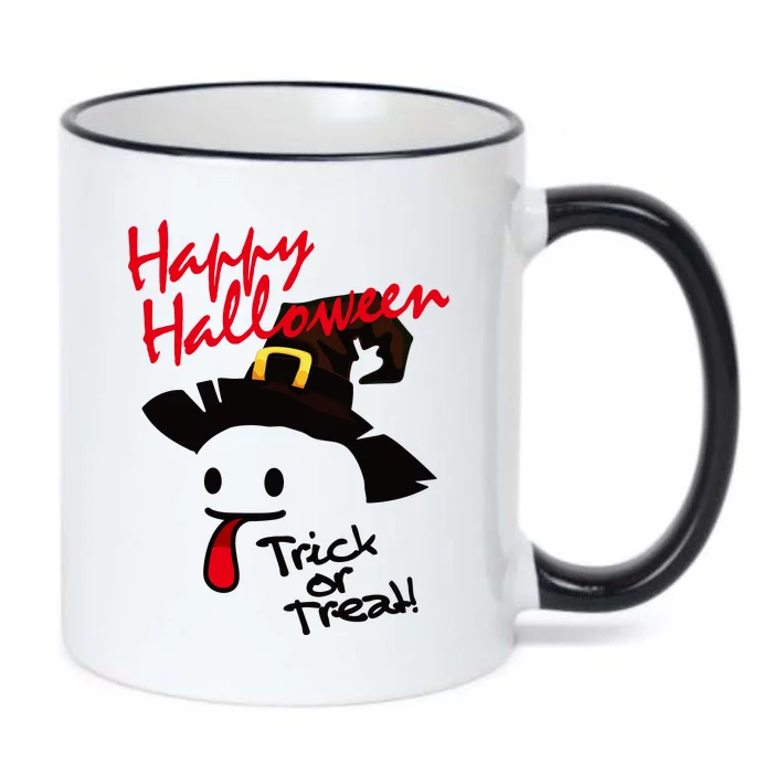 Happy Halloween Trick Or Treat Black Color Changing Mug