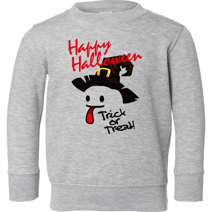 Happy Halloween Trick Or Treat Toddler Sweatshirt