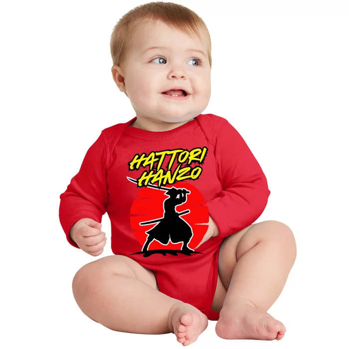 Hattori Hanzo Trending Cool Baby Long Sleeve Bodysuit