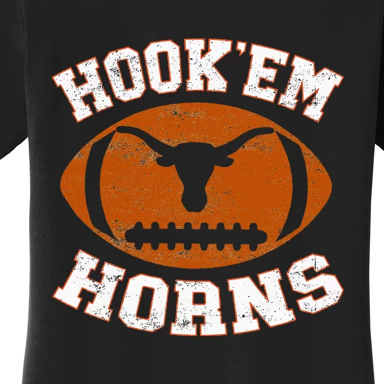 Hook’Em Horns Texas State Proud Texans Orange Women's T-Shirt