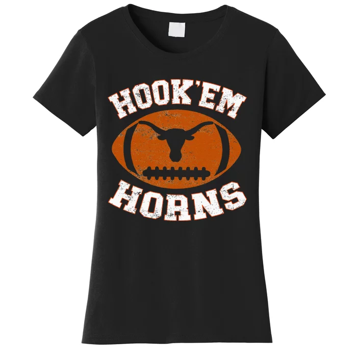 Hook’Em Horns Texas State Proud Texans Orange Women's T-Shirt