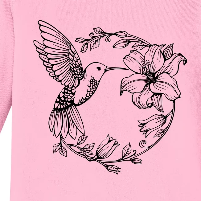 Hummingbird Baby Long Sleeve Bodysuit