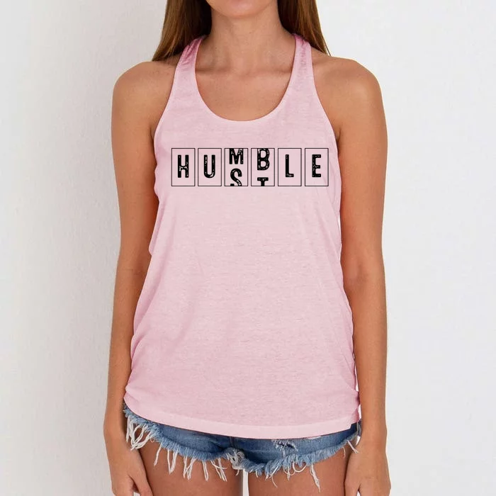 Hustle Women's Knotted Racerback Tank