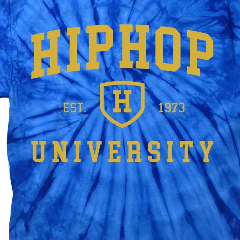 Hip Hop University Cute Gift Old School And New Rap Hiphop Tie-Dye T-Shirt