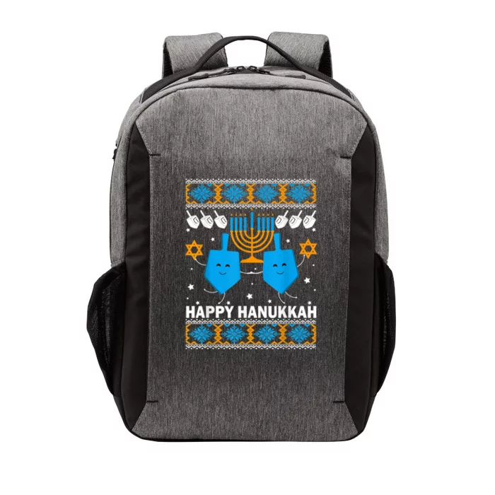 Happy Hanukkah Ugly Sweater Chanukah Jewish Christmas Gifts Vector Backpack