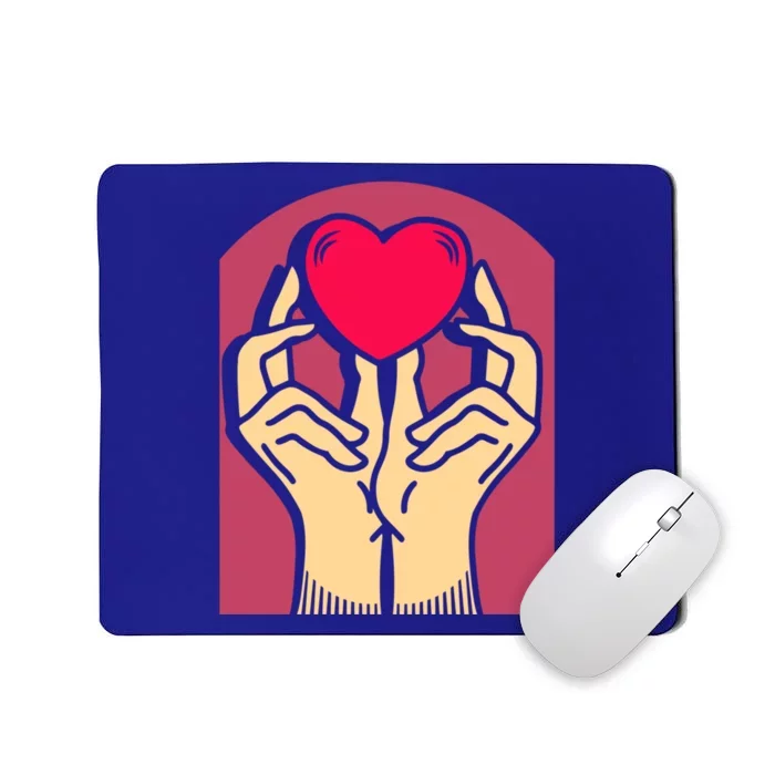 Hands Heart Valentine's Love Relationship Rotic Gift Mousepad