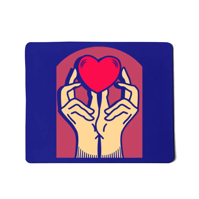 Hands Heart Valentine's Love Relationship Rotic Gift Mousepad