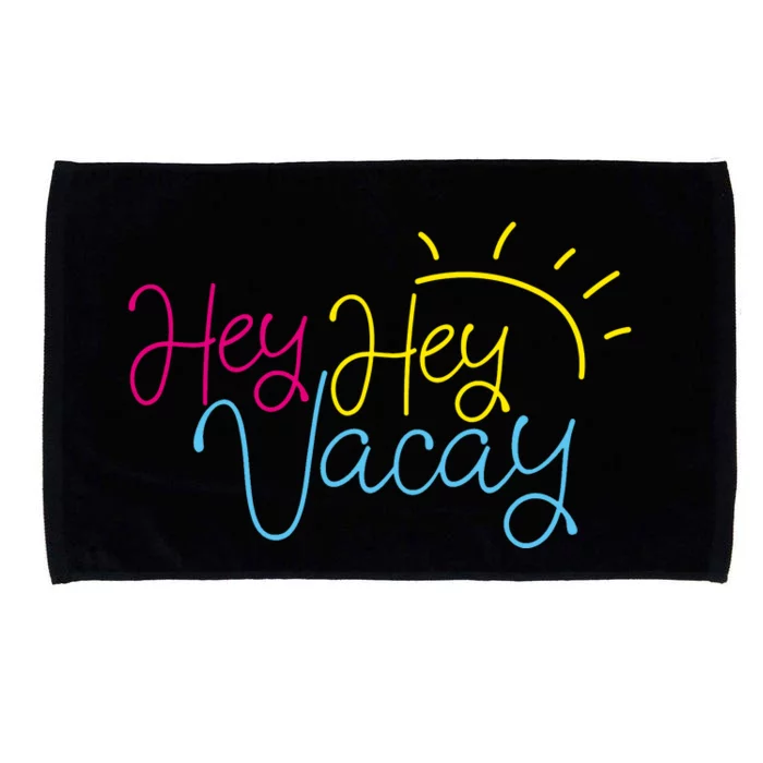 Hey Hey Vacay Summer Sun Microfiber Hand Towel