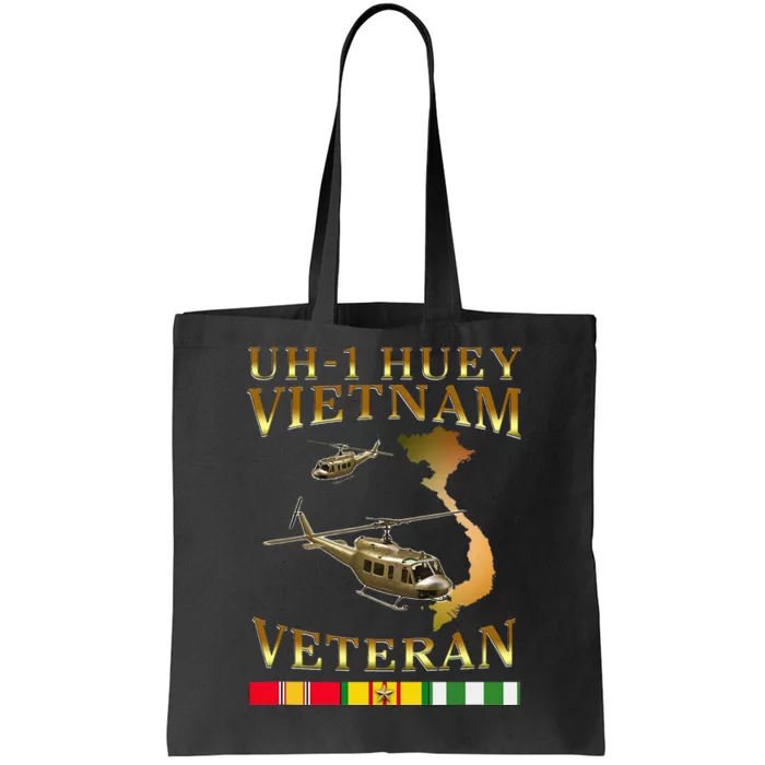 Huey Helicopter Vietnam Veteran Uh 1 Huey Vietnam Huey Tote Bag