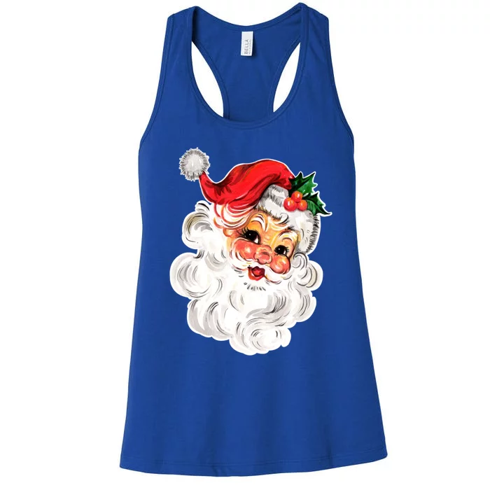 Happy Holidays We Wish You Merry Christmas From Santa Gift Women's Racerback Tank