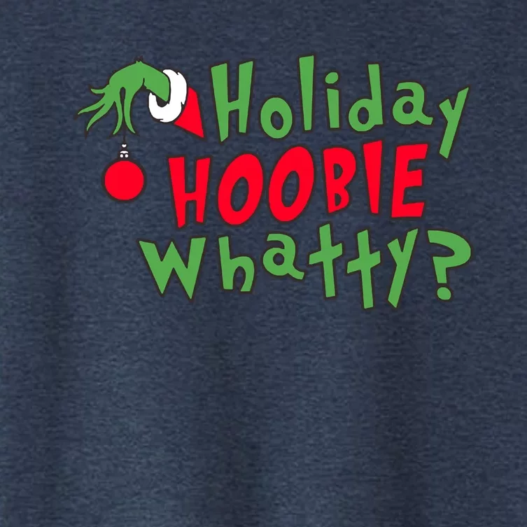 Holiday Hoobie Whatty, The Stole Christmas Women's Crop Top Tee